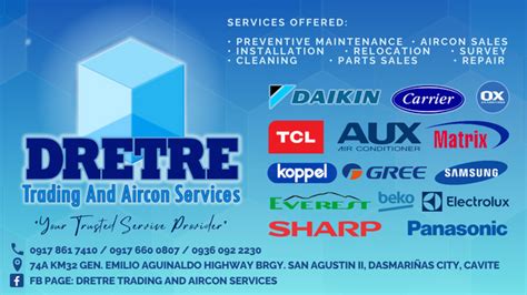 Dretre Trading And Aircon Services in Dasmariñas .